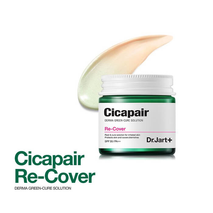 Dr.Jart,Dr.Jart Cicapair Derma Green Solution Re-Cover,Cicapair Derma Green Solution Re-Cover,ครีมบำรุงผิว ผิวแห้ง,ครีมบำรุงผิว ผิวแพ้ง่าย,Green Solution Re-Cover