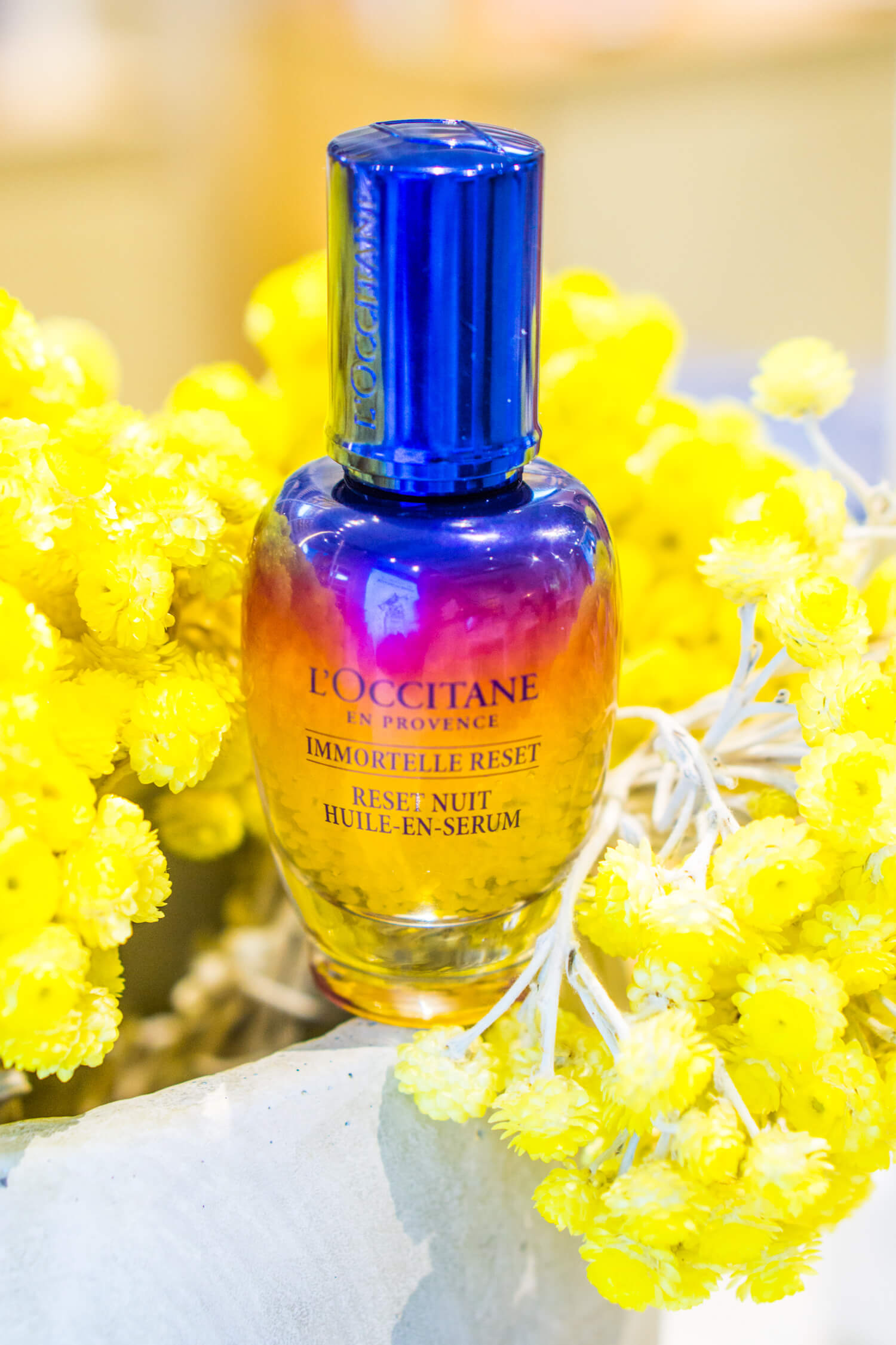 L'occitane , Immortelle Reset Overnight Reset Oil-In-Serum , เซรั่มเนื้ออยล์ , ช่วยชะลอริ้วรอย , ผิวกระจ่างใส , ผิวเนียนนุ่ม