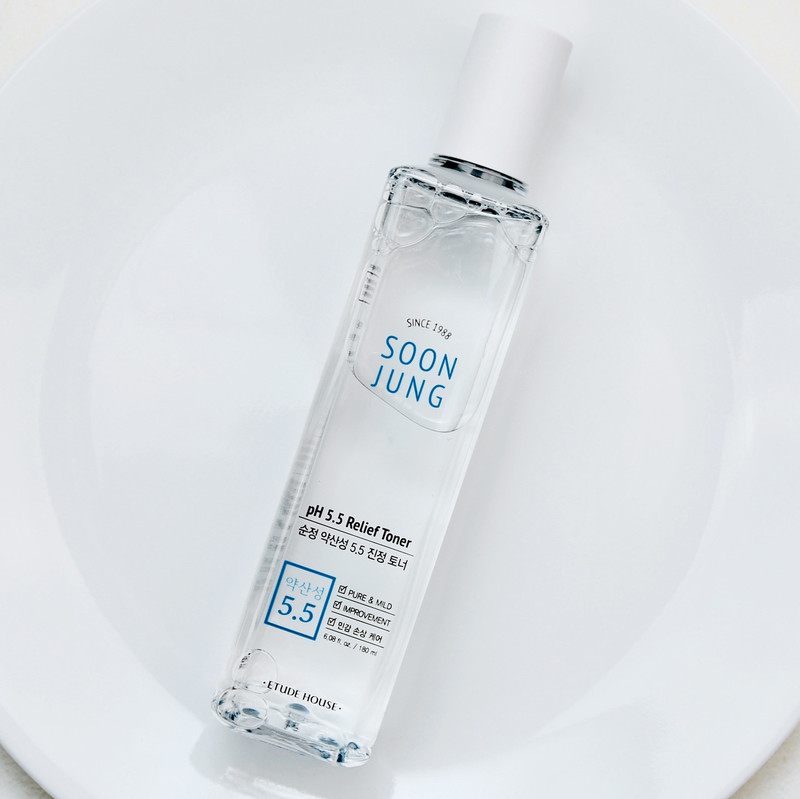 Etude House,SOON JUNG,อีทูดี้,ซุนจุง,Etude House Soon Jung,Etude House Soon Jung ph5.5 Relief Toner 180ml.,etude house ราคา ,Soon Jung Toner,etude house ขายที่ไหน, etude house ของแท้