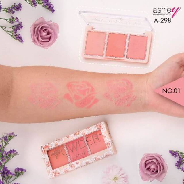 Ashley,Ashley Cheek Powder Blush,A298-02, A298,Ashley Cheek Powder Blush ราคา,Ashley Cheek Powder Blushรีวิว,Ashley Cheek Powder Blushซื้อที่