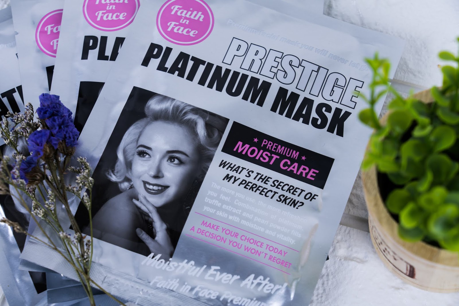 Prestige Platinum Mask,Faith in Face,มาส์กฟอยล์,มาส์กหน้า,มาส์กแผ่น