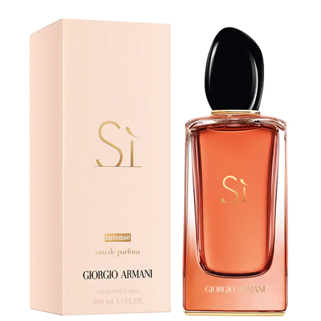 Giorgio Armani Si Intense EDP 100ml น้ำหอมใหม่ล่าสุดในคอลเลคชั่น Sì สะท้อนตัวตนความเป็นผู้หญิงที่  เข็มแข็ง มีความมั่นใจ และมีเสน่ห์