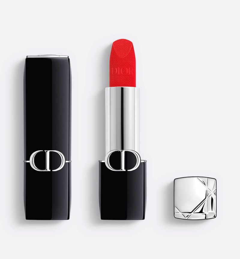 DIOR Rouge Lipstick 1.5g #888 Strong Red , ดิออร์ , DIOR ,ลิปสติก ROUGE DIOR LIPSTICK ,  Rouge Dior ,ลิป dior rouge รีวิว , dior rouge lipstick สีไหน สวย