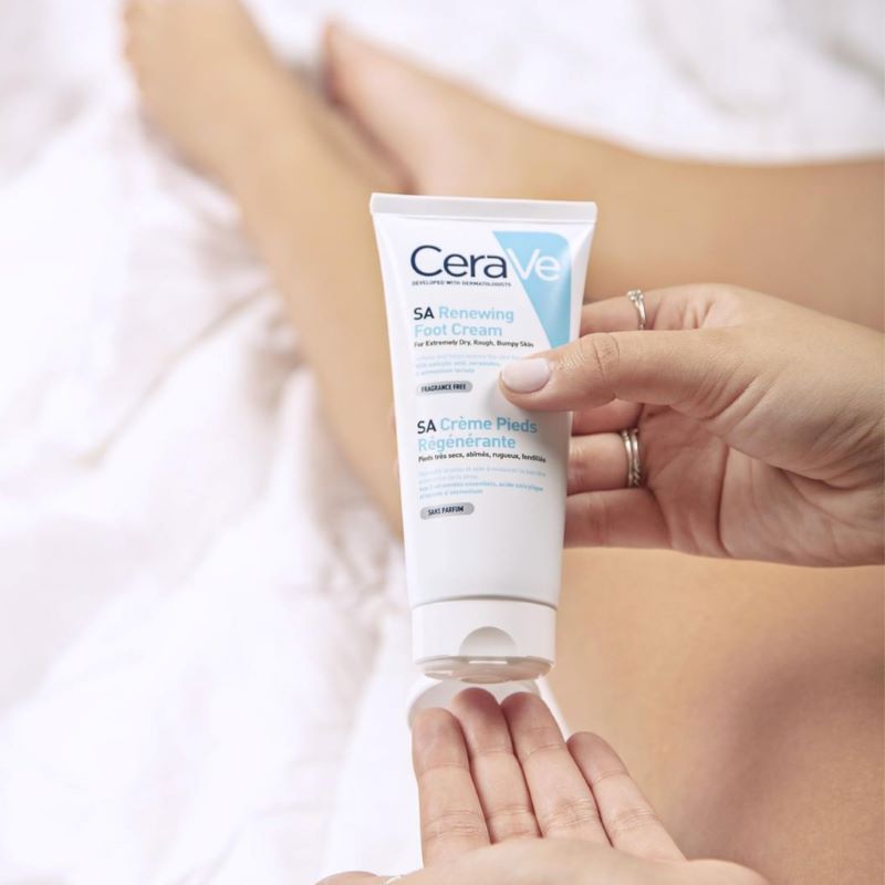 CeraVe SA Renewing Foot Cream 88ml ,CeraVe ,ครีมทาเท้า CeraVe  , ครีมทาเท้าเซราวี