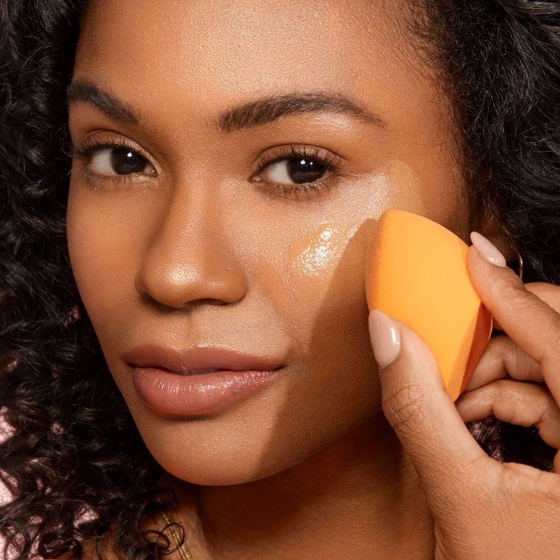 Real Techniques Glowstorm Mini Brush + Sponge set , Mini Expert Face 200 , Sponge , Real Techniques Real Techniques แปรง , ฟองน้ำ Real Techniques , Limited Edition ,Limited Edition Real Techniques 
