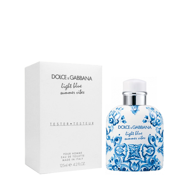 DOLCE&GABBANA D&G Light Blue Pour Homme Summer Vibes 2023 125ml EDT (Tester Box)