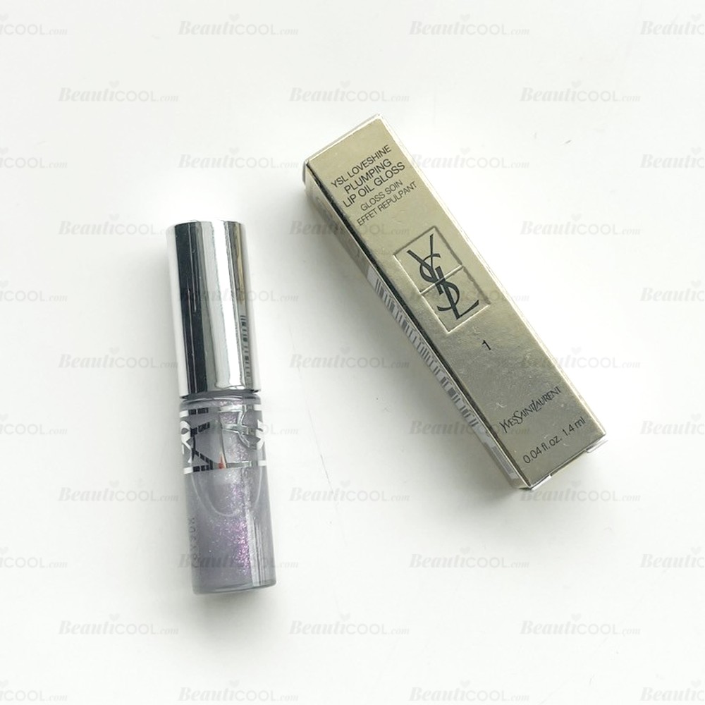 YSL Loveshine Plumping Lip Oil Gloss 1.4ml #01 Thunder Stealer (With Box)