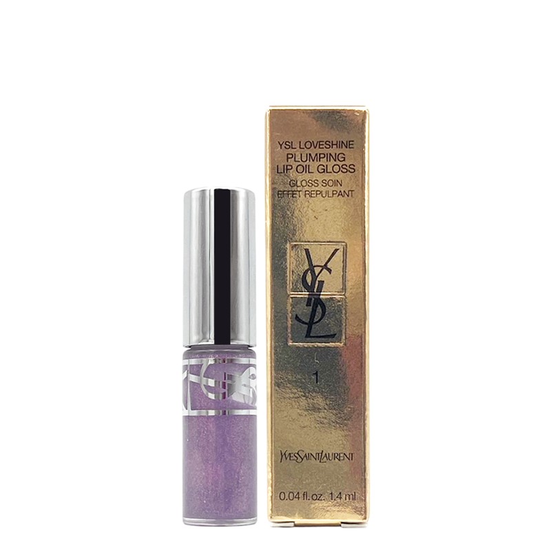 YSL Loveshine Plumping Lip Oil Gloss 1.4ml #01 Thunder Stealer (With Box)