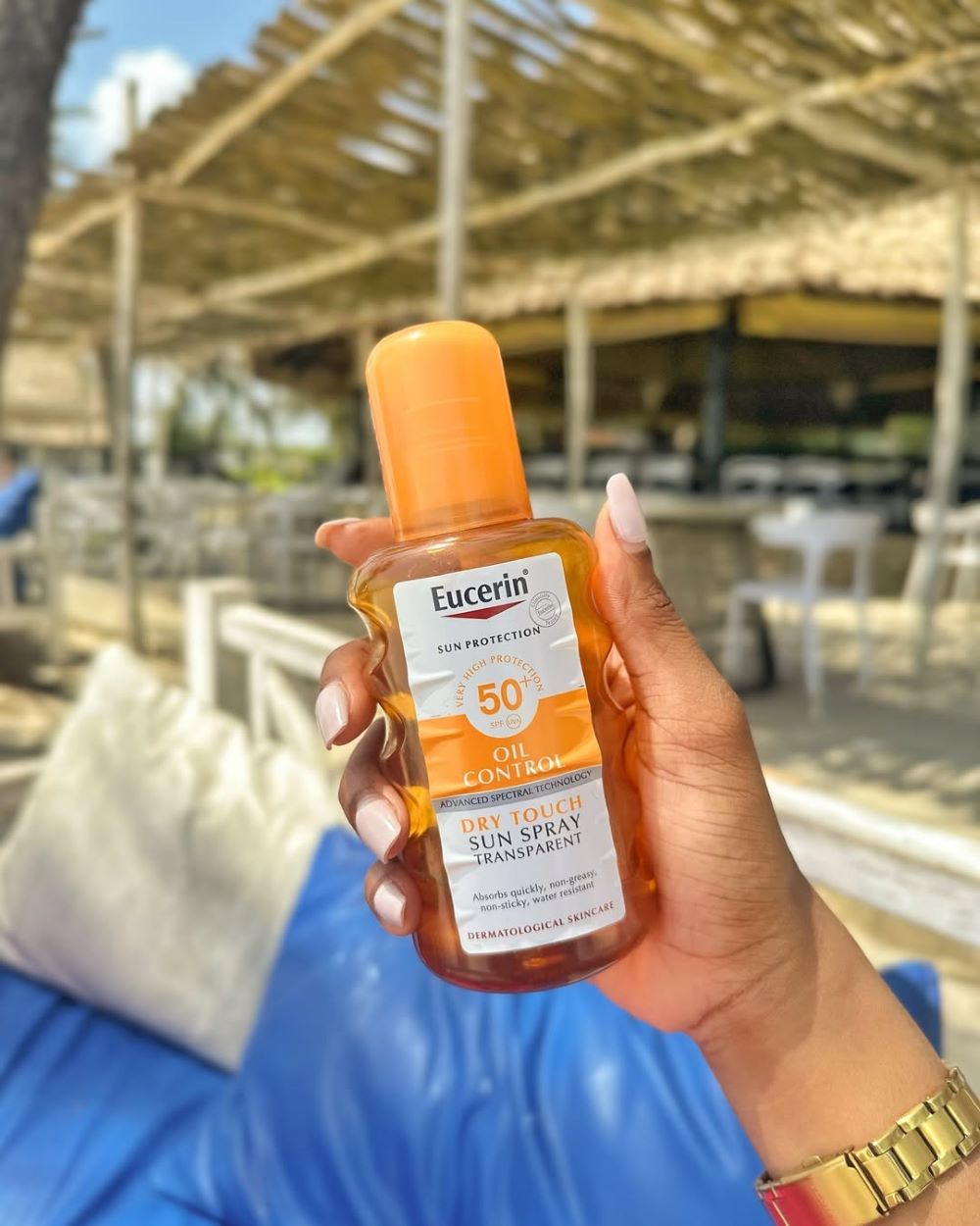 Eucerin Sun Protection Duo Sun Oil Control transparent SPF 50 + 200ml+Mini SUN SENSITIVE RELIEF After-Sun 50ml , Eucerin Sun Oil Control Dry Touch Sun Spray Transparent ,SUN SENSITIVE RELIEF After-Sun FREE of charge Gel-cream Face and Body 
