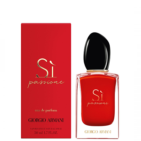 Giorgio Armani Si Passione Eau De Parfum 50ml น้ำหอมแนวกลิ่น Fruity-Floral ออกแบบมาเพื่อผู้หญิงที่เต็มเปี่ยมด้วยพลัง ความรัก ความหลงใหล ความเร่าร้อน เย้ายวน